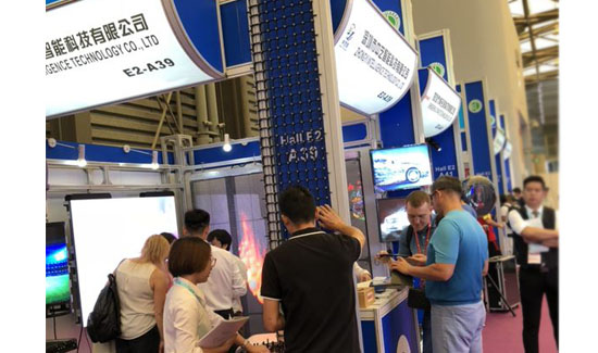 emc易倍体育(中国)股份有限公司LED显示屏惊艳亮相2018上海LED展